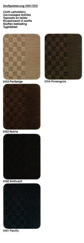 E30 Seat upholstery interior codes, designs, and options by year | RTS ...