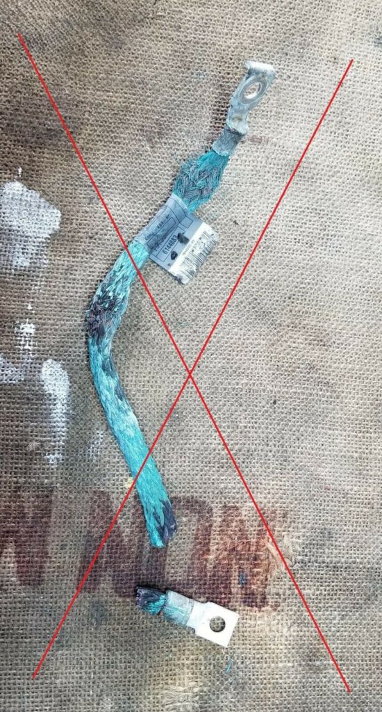 BMW Engine Ground Cable E12, E24, E28, E30, E36, E46, E90, S14, S64