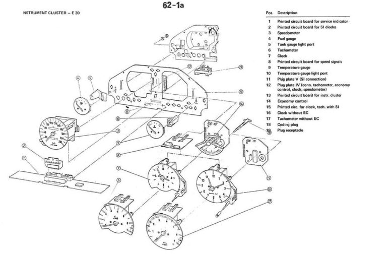 E30 Cluster Pinout RTS Your Total BMW Enthusiast