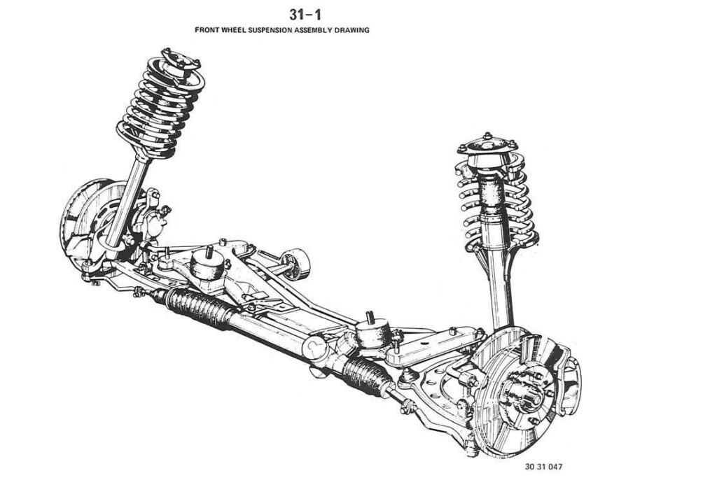 E30 Front and Rear subframe illustrations RTS Your Total BMW Enthusiast
