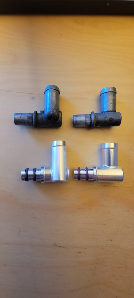CNC Throttle Body Booster Side Elbows – Fix for vacuum leak E30 M20 engines