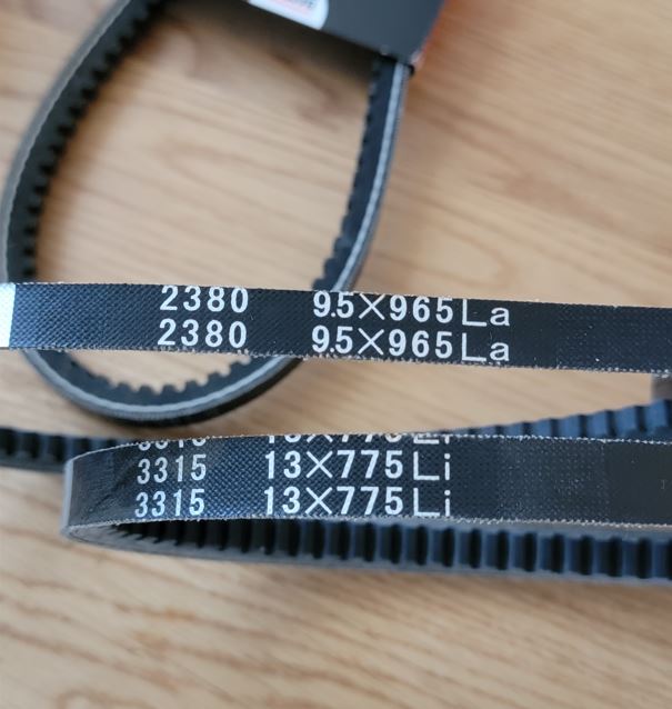H&H Bros A113 / 4L1150 V-Belt – 115" Outer Length, 1/2" Width, Industrial Rubber