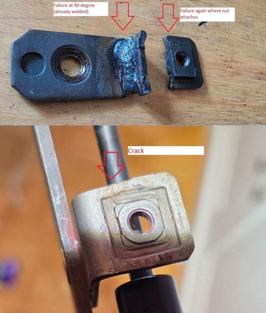 E30 Seat Back Mounting Repair Brackets, Tabs (Sport, Comfort, 4 door, 2 door)
