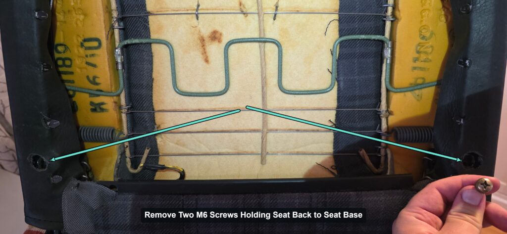 E30 Seat Hinge Removal (All E30 Seats – Sport, Comfort, 2 and 4 door)