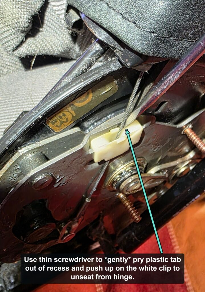 E30 Seat Hinge Removal (All E30 Seats – Sport, Comfort, 2 and 4 door)